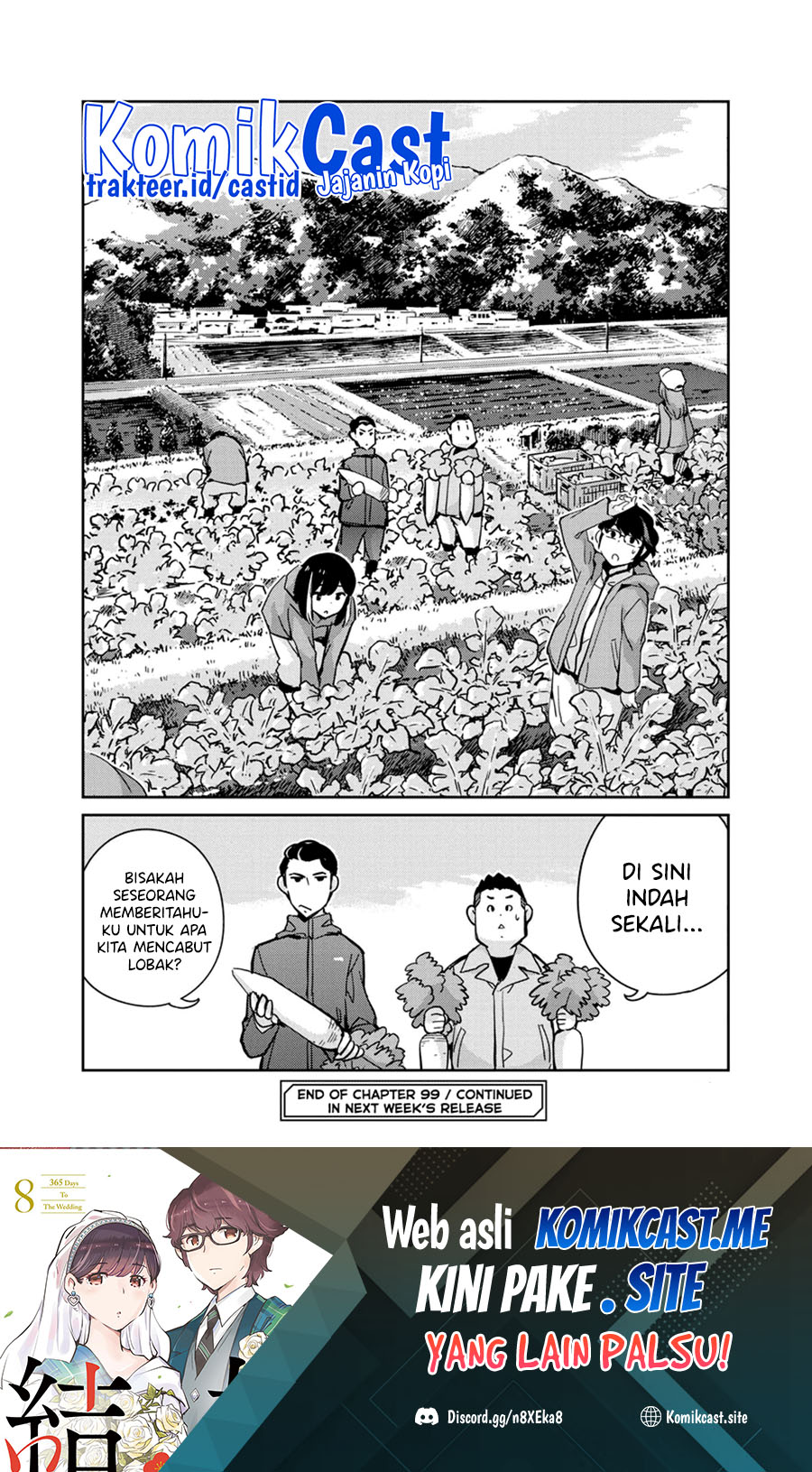 Kekkon Surutte, Hontou Desu ka? Chapter 99 Bahasa Indonesia